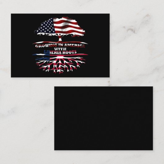 Liberia Visitekaartje (Voorkant / Achterkant)