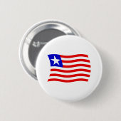 Liberia Vlag Knop Ronde Button 5,7 Cm (Voorkant /achterkant)