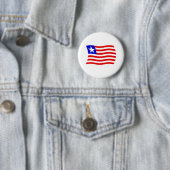 Liberia Vlag Knop Ronde Button 5,7 Cm (In situ)