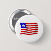 Liberia Vlag Knop Ronde Button 5,7 Cm (Voorkant /achterkant)