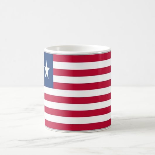 Liberia - vlag - koffiemok (Center)