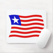 Liberia Vlag Muismat (Met muis)