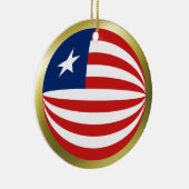 Liberia Vlag Ornament (Rechts)