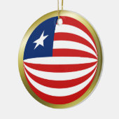 Liberia Vlag Ornament (Links)