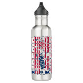 Liberia vlag prachtig patriottisch waterfles  (Rechts)