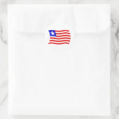 Liberia Vlag Sticker (Tas)