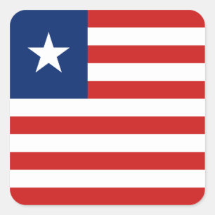 Liberia Vlag Sticker