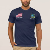 Liberia vlag T-shirt (Voorkant)