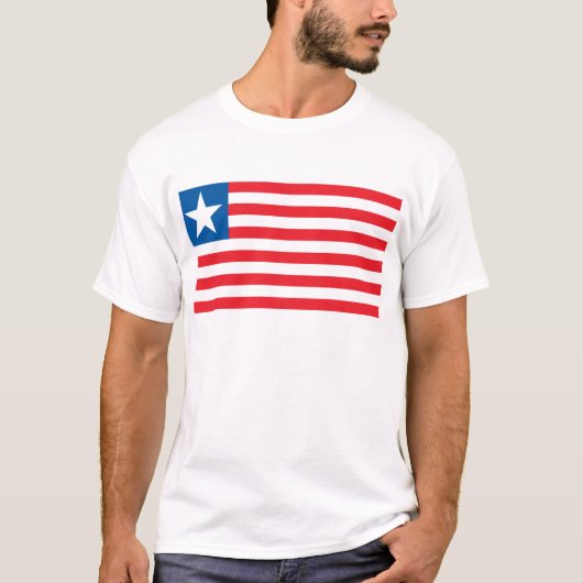 Liberia Vlag T-shirt (Voorkant)