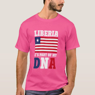 Liberia Vlag van Afrika T-shirt