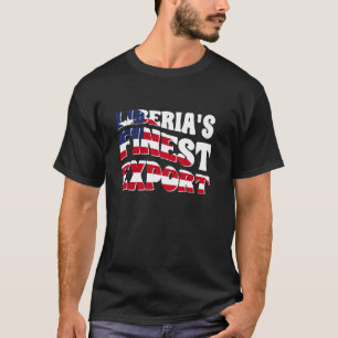 Liberia Vlag van Afrika T-shirt