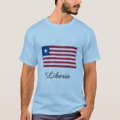 Liberia-vlaggenontwerp T-shirt (Voorkant)