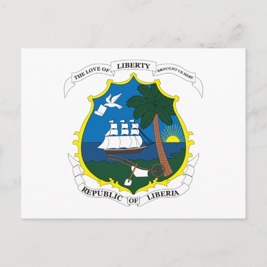 Liberia wapenstilstand Briefkaart (Voorkant)