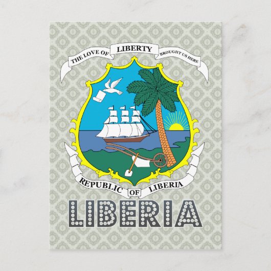 Liberia wapenstilstand briefkaart (Voorkant)