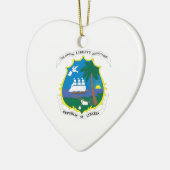 Liberia wapenstilstand keramisch ornament (Links)