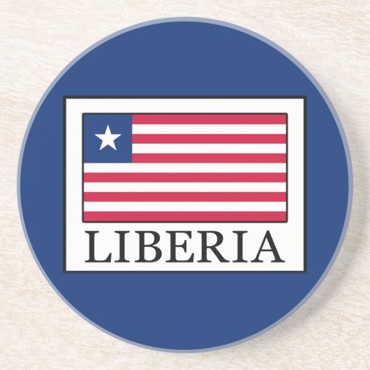 Liberia Zandsteen Onderzetter (Voorkant)