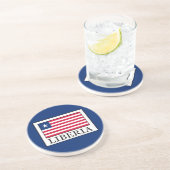 Liberia Zandsteen Onderzetter (Zijkant)