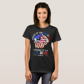 Liberiaanse Amerikaanse vlag Liberia T-shirt (Voorkant volledig)