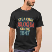 Liberiaanse koloqua Unisex T-shirt (Voorkant)