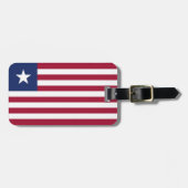 Liberiaanse vlag bagagelabel (Voorkant horizontaal)