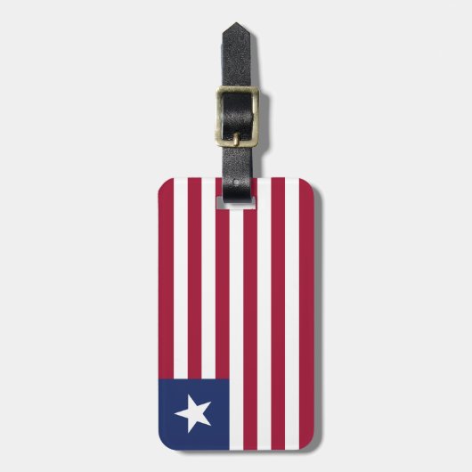 Liberiaanse vlag bagagelabel (Voorkant verticaal)