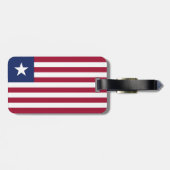 Liberiaanse vlag bagagelabel (Achterkant horizontaal)