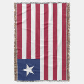 Liberiaanse vlag deken (Voorkant Verticaal)