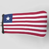 Liberiaanse vlag golfheadcover (Voorkant)