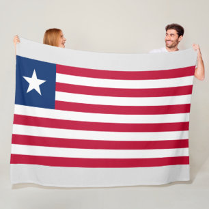 Liberiaanse vlag (Liberia) Fleece Deken