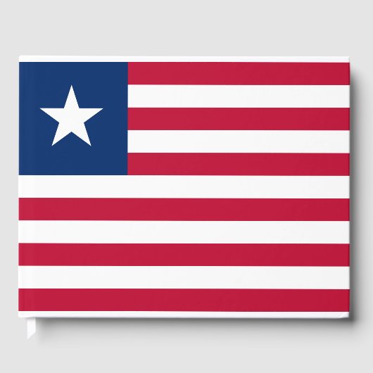 Liberiaanse vlag (Liberia) Gastenboek (Voorkant)