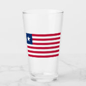 Liberiaanse vlag (Liberia) Glas (Voorkant)