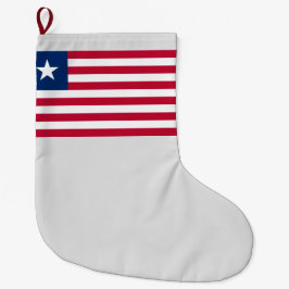 Liberiaanse vlag (Liberia) Grote Kerstsok