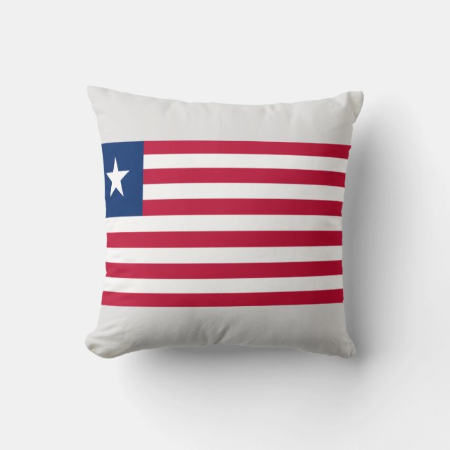 Liberiaanse vlag (Liberia) Kussen (Voorkant)