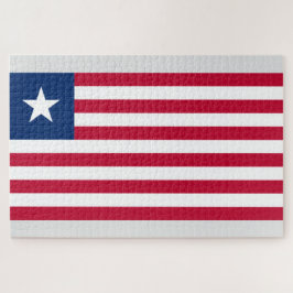 Liberiaanse vlag (Liberia) Legpuzzel