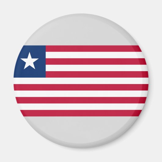 Liberiaanse vlag (Liberia) Magneet (Voorkant)