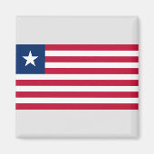 Liberiaanse vlag (Liberia) Magneet (Voorkant)