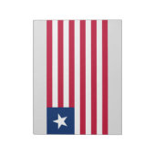 Liberiaanse vlag (Liberia) Notitieblok (Linkerzijde)