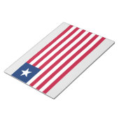 Liberiaanse vlag (Liberia) Notitieblok (Schuin)