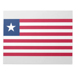 Liberiaanse vlag (Liberia) Notitieblok