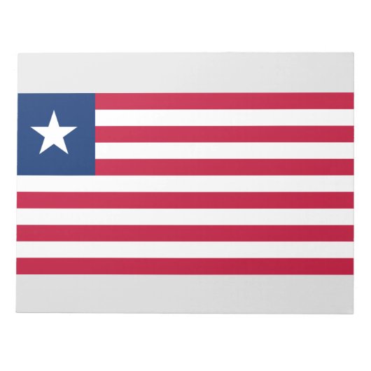 Liberiaanse vlag (Liberia) Notitieblok (Voorkant)
