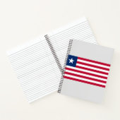 Liberiaanse vlag (Liberia) Notitieboek (Binnen)