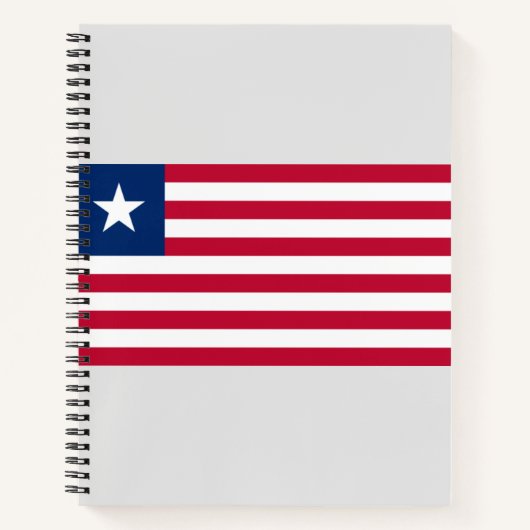 Liberiaanse vlag (Liberia) Notitieboek (Voorkant)