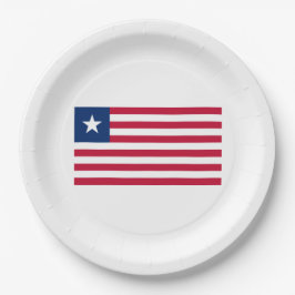 Liberiaanse vlag (Liberia) Papieren Bordje