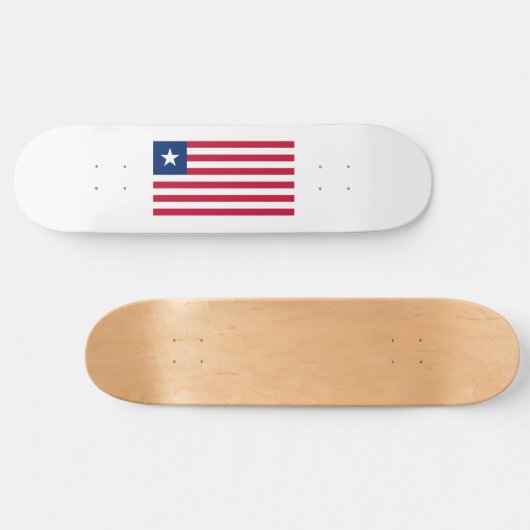 Liberiaanse vlag (Liberia) Persoonlijk Skateboard (Horizontaal)