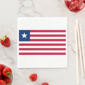 Liberiaanse vlag (Liberia) Servet (Insitu)