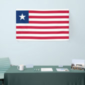 Liberiaanse vlag (Liberia) Spandoek (Beurs)