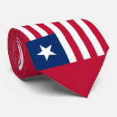 Liberiaanse vlag (Liberia) Stropdas (Opgerold)