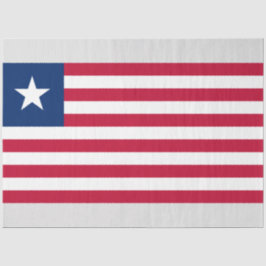 Liberiaanse vlag (Liberia) Tissuepapier