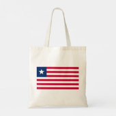 Liberiaanse vlag (Liberia) Tote Bag (Achterkant)