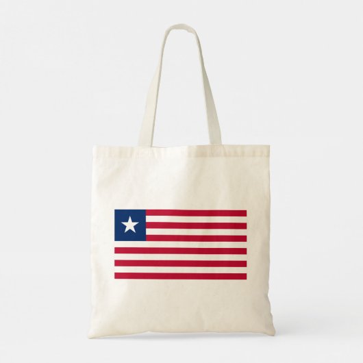 Liberiaanse vlag (Liberia) Tote Bag (Achterkant)